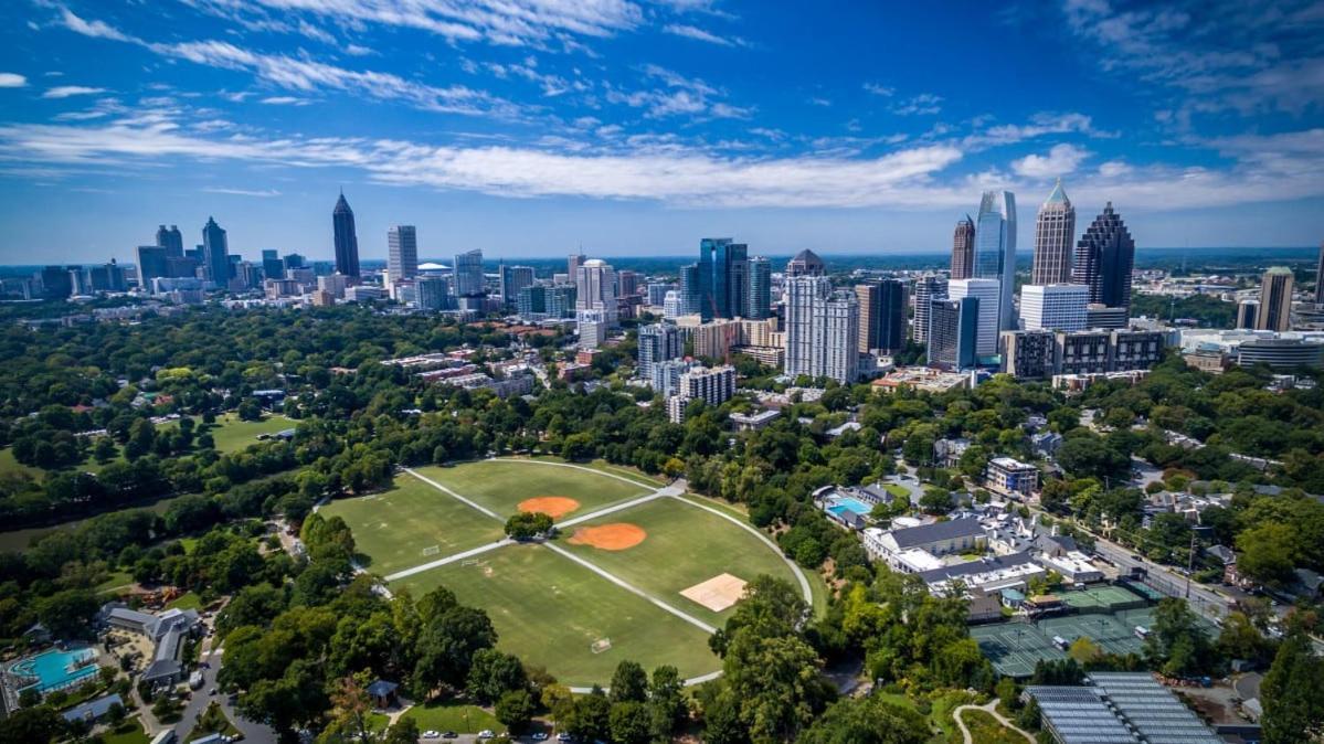 Verdant Statuesque Intimate Acropolis Views Of Famous Park Appartement Atlanta Buitenkant foto